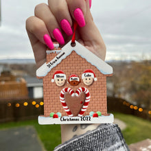 Load image into Gallery viewer, Family Gingerbread House Ornament