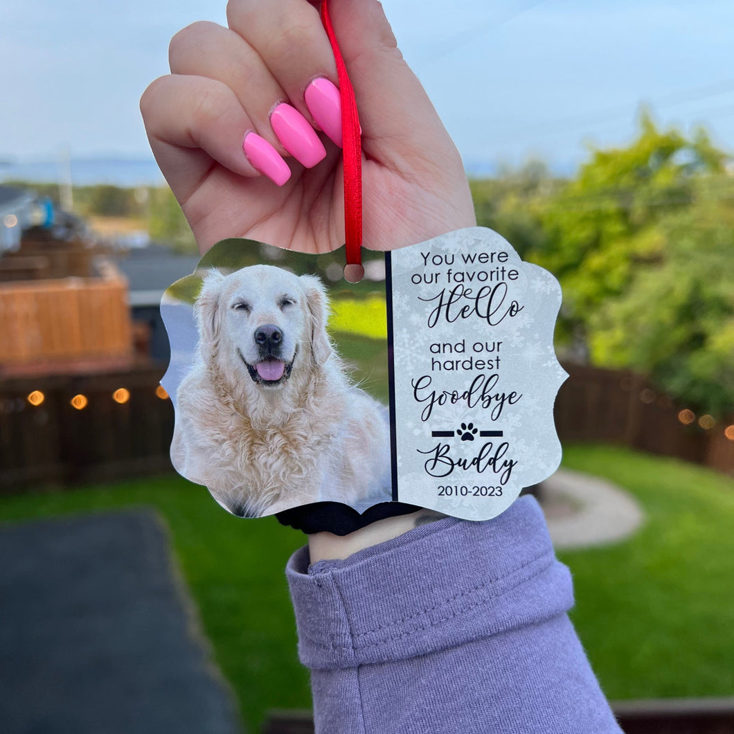 Pet Memorial Ornament Option 3