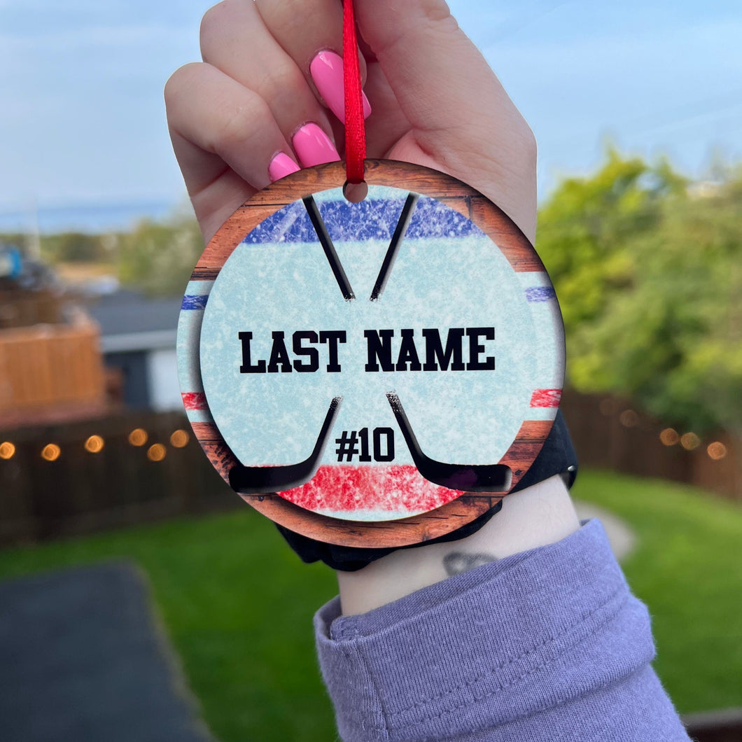 Hockey Ornament