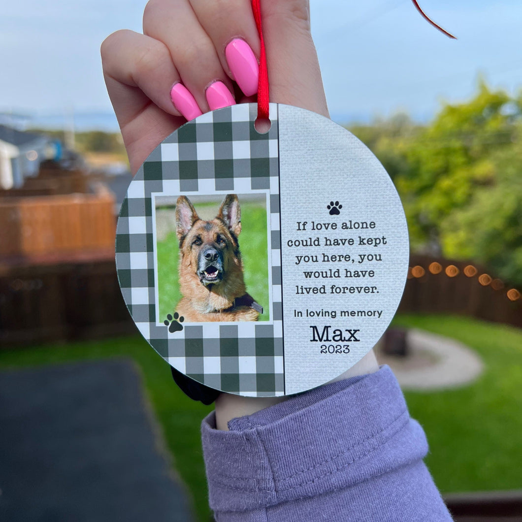 Pet Memorial Ornament Option 4