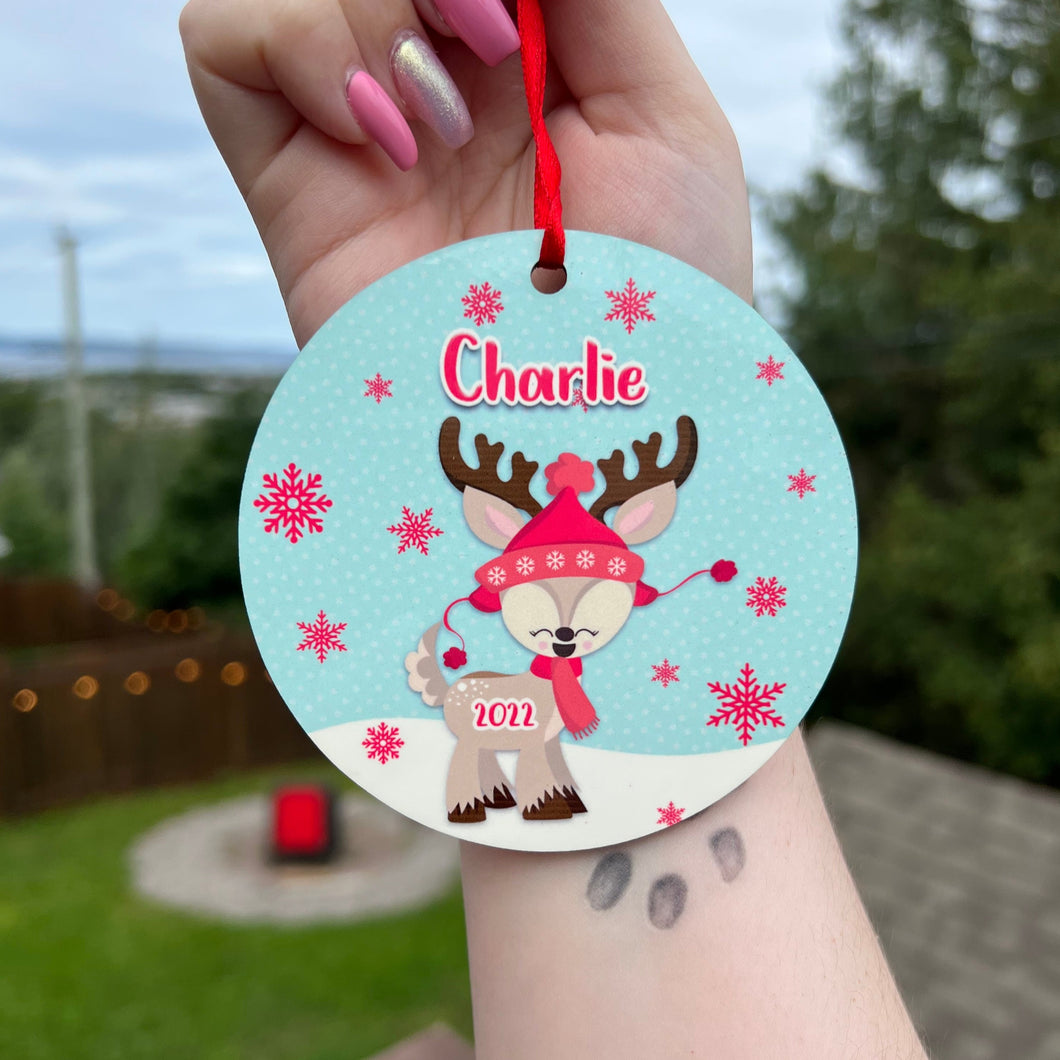 Reindeer Kids Ornament