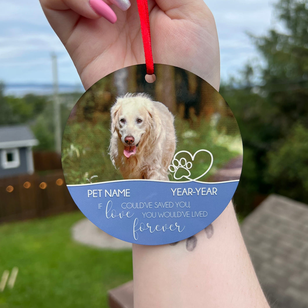 Pet Memorial Ornament Option 2