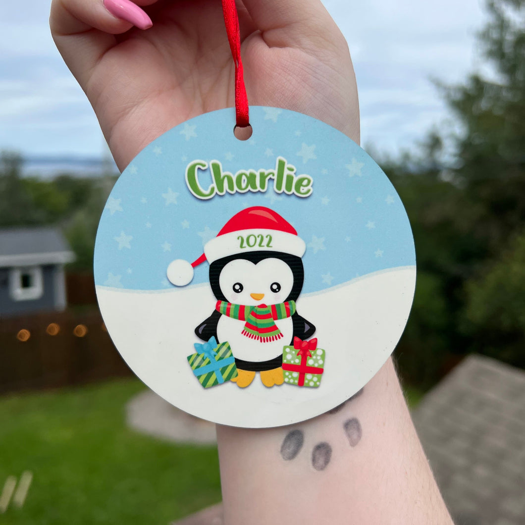 Penguin Kids Ornament