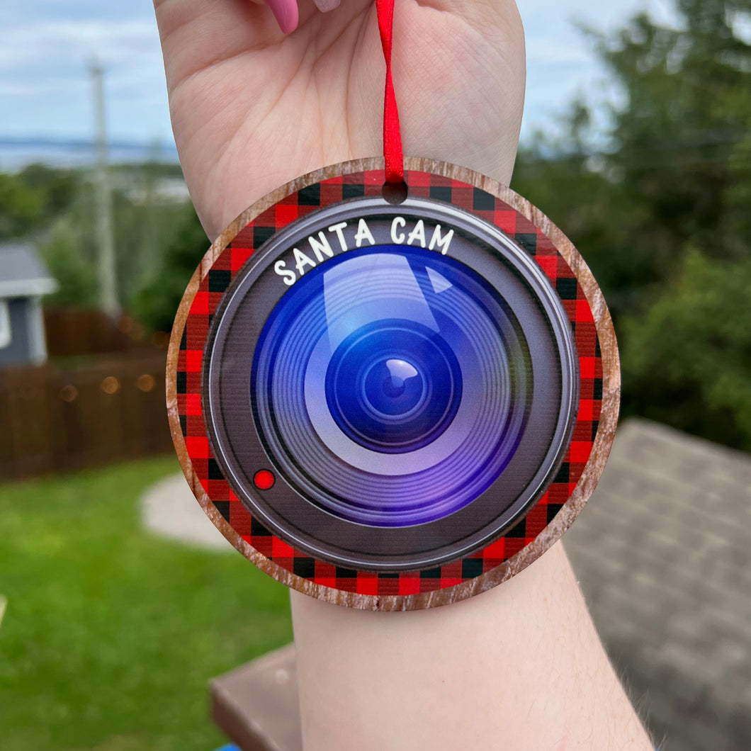 Santa Cam Ornament