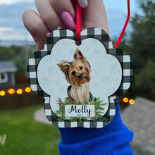 Load image into Gallery viewer, Digital Design Dog Paw Print Ornament
