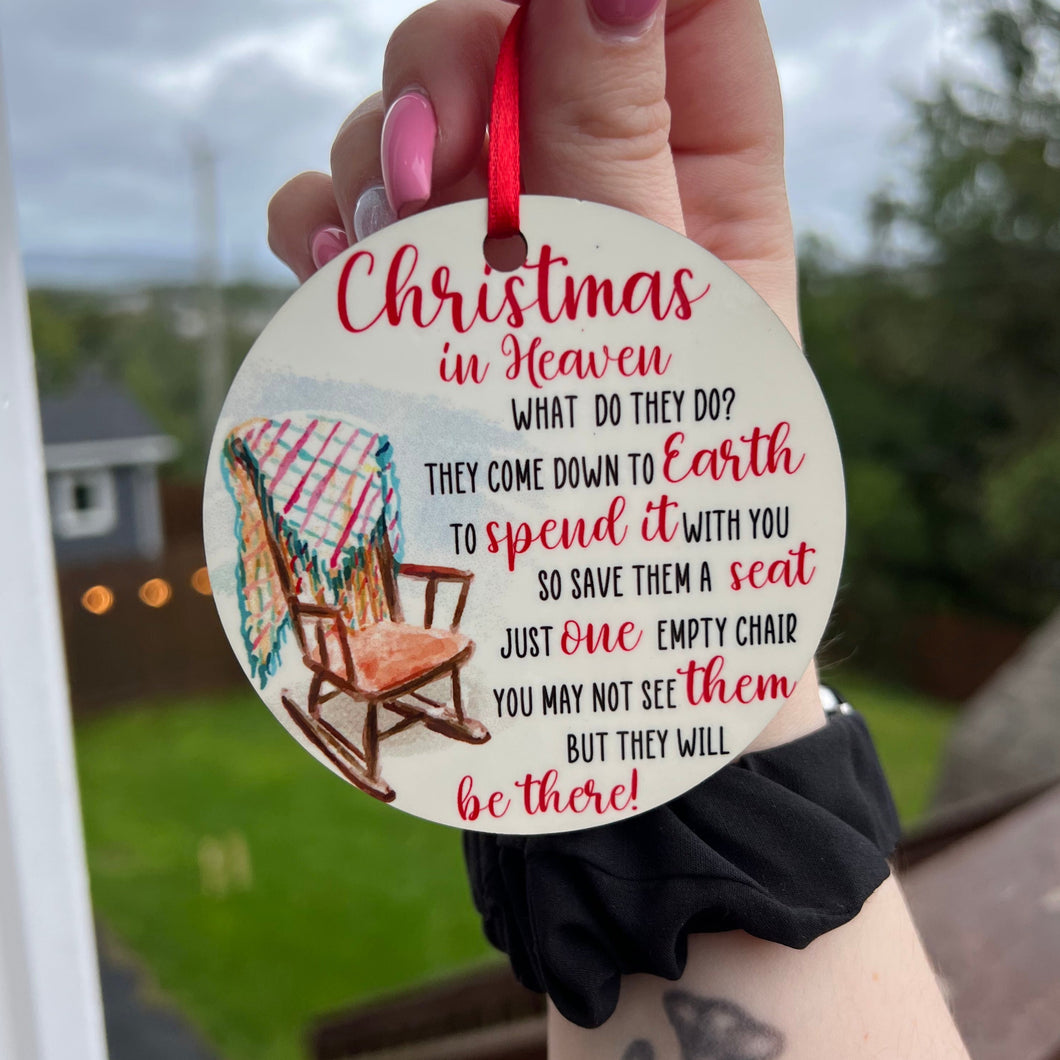 Christmas in Heaven Ornament