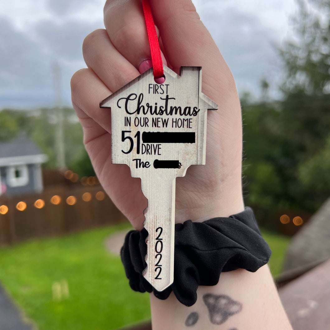 First Christmas in Our/My New Home Ornament