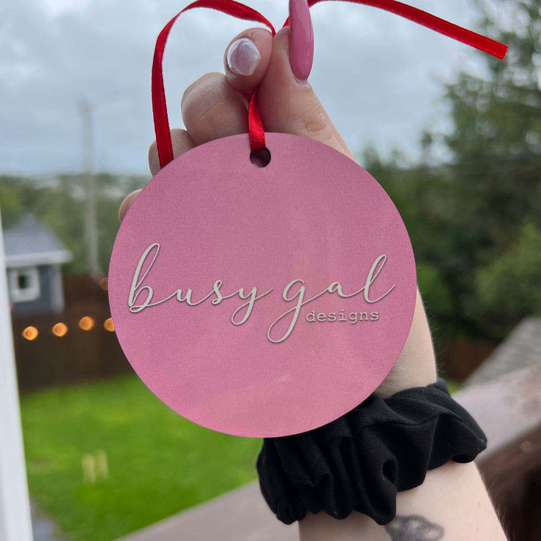 Custom Logo Ornament